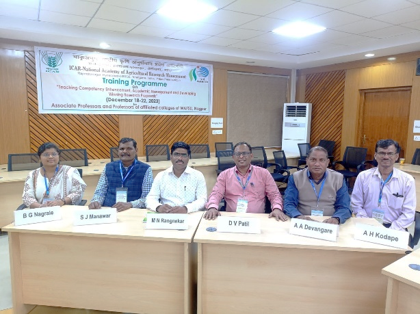 Faculty Training Program (Associate Professors) At NAARM, Hyderabad